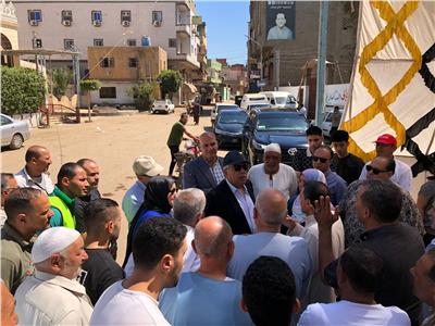  محافظ الدقهلية  بقرية نشا بمركز نبروه