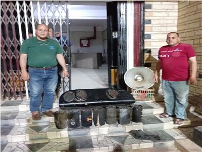 الحملات الليلية للتصدي بمدينة الجمالية