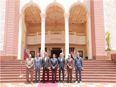 الجامعة البريطانية في مصر  تستقبل وزير الرياضة الليبي