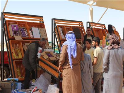 استمرار فعاليات السوق الأيبوعي بمدينة السلام لخدمة أهالي رفح و الشيخ زويد
