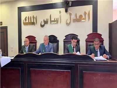 هيئة المحكمة  برئاسة المستشار الدكتور سامح عبد الله