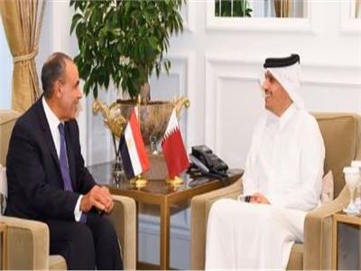 وزير الخارجية يبحث مع نظيره القطري التطورات الإقليمية