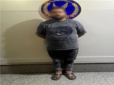المتهم عقب القبض عليه