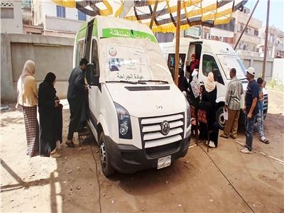 القافلة الطبية المجانية بقرية ميت أبو خالد