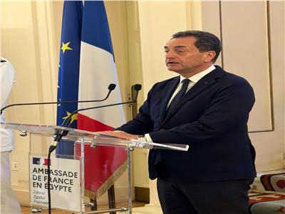 كلمة السفير الفرنسي لجى مصر إريك شوفاليه