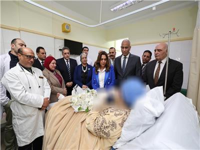 وزيرة التنمية المحلية ومحافظ كفر الشيخ ورئيسة القومي للمرأة