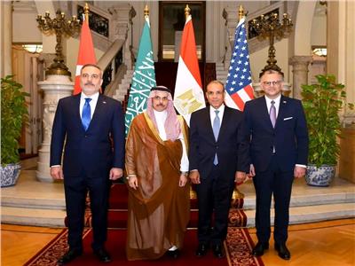 د.بدر عبد العاطي - فيصل بن فرحان - هاكان فيدان - مسعد بولس