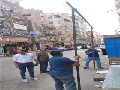 حملات مكبرة لرفع الإشغالات والتعديات بمحافظة المنوفية