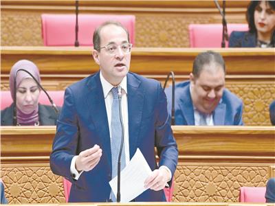 أحمد كجوك وزير المالية خلال كلمته بالجلسة العامة