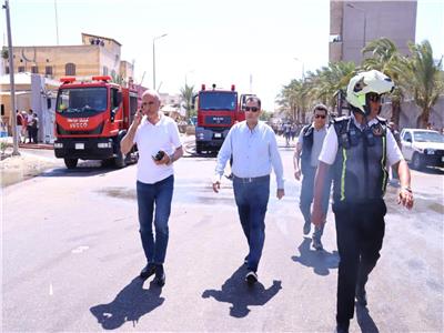 السيطرة على الحريق ومنع تفاقم الموقف 