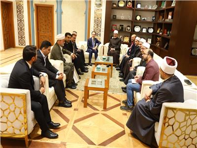 مفتي الجمهورية يستقبل وزير أوقاف كردستان العراق