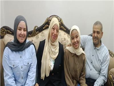 رودينا بنت  المنوفية الأولى على الشهادة الاعدادية