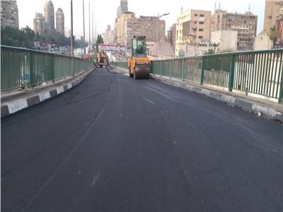 أعمال رصف مطلع كوبري