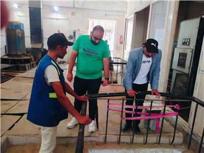متابعة سير العمل بمحطة تحلية مياه الريسة