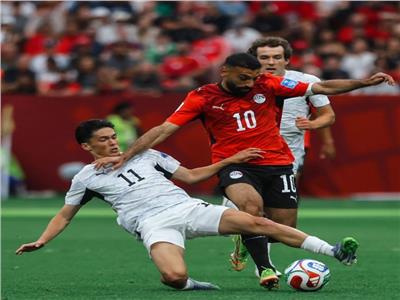 جانب من مباراة مصر وإيران 