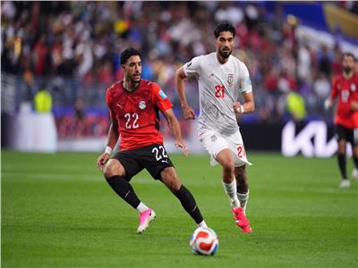 جانب من مباراة مصر وإيران 