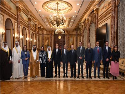 رئيس مجلس الشيوخ مع مجلس الشورى بمملكة البحرين