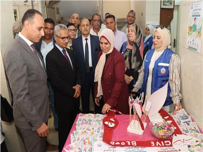 محافظ بني سويف يشهد انطلاق الحملة القومية للتبرع بالدم