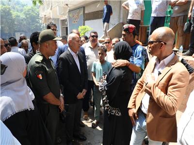 تشكيل لجنة هندسية لمعاينة العقار المنهار بمنشأة ناصر