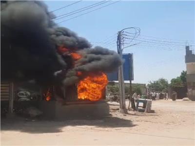  بسبب حرارة الجو احتراق محول كهرباء