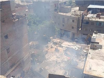 حريق منشأة ناصر