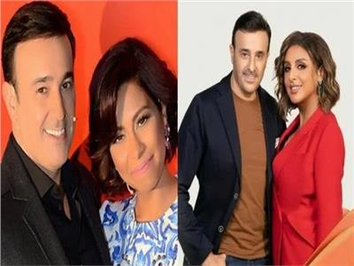 صابر الرباعي مع أنغام وشيرين عبد الوهاب