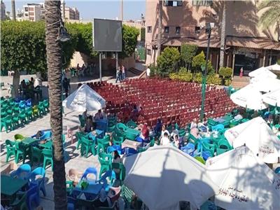 استاد الإسكندرية و22 مركز شباب يستقبلون الجماهير لمتابعة مباراة منتخب مصر