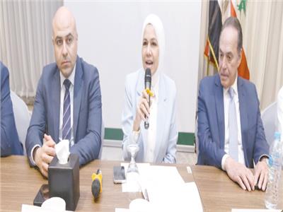  رشا عبدالعال رئيس مصلحة الضرائب تتوسط فتح الله فوزى ورامى فتح الله