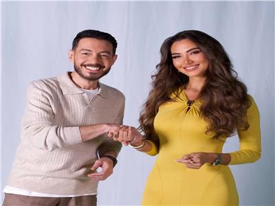 الفنان أحمد زاهر والإعلامية هبة حيدري