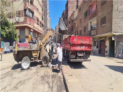 حملات النظافة وإزالة نقاط فرز المخلفات