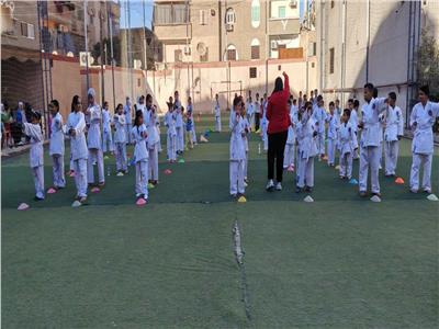 تدريبات الكاراتيه بنادي البداري الرياضي