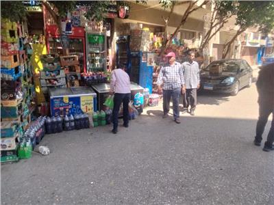  حملات رفع الإشغالات  بمنطقة فريال بمدينة أسيوط لتحقيق السيولة المرورية