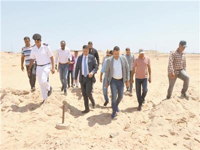 جانب من حملات سحب الأراضى الصناعية من المستثمرين غير الجادين