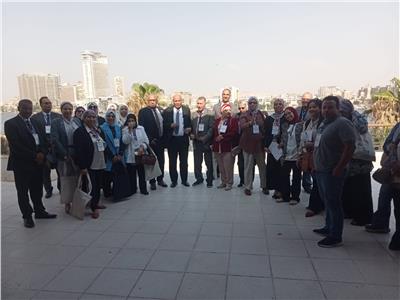 صورة جماعية للمشاركين في المؤتمر الدولي لاستخدام التقنيات الحديثة في الزراعة والغذاء