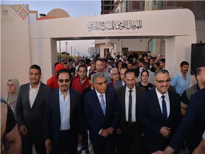 محافظ الدقهلية يفتتح ممشى البهجة ضمن فعاليات المهرجان
