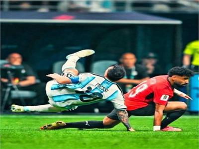 مروان عطية خلال مباراة مصر والأرجنتين في كأس العالم 2026