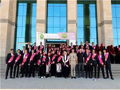 طلاب جامعة المنوفية يشهدون افتتاح