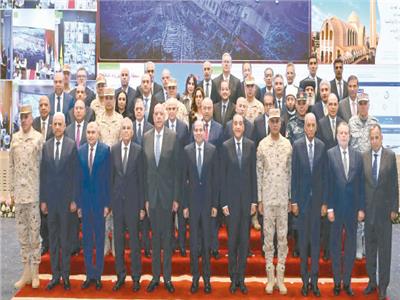 الرئيس عبدالفتاح السيسى أن افتتاح القيادة الاستراتيجية للدولة