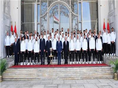 تكريم الرئيس لمنتخب مصر 