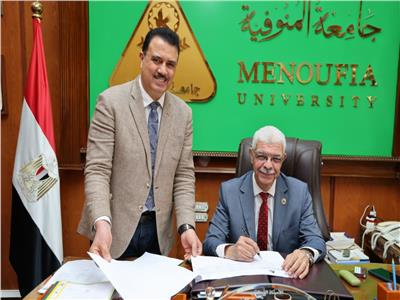 رئيس جامعة المنوفية يعتمد نتيجة  كلية الذكاء الاصطناعي 