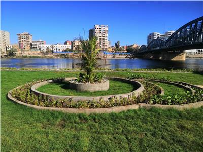 إنشاء حدائق جديدة بمدينة طلخا