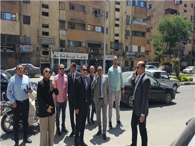 النيابة الإدارية تعاين موقع حريق برج معهد الاتصالات بسوهاج