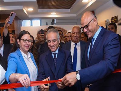 وزير العدل خلال افتتاحه المحكمة النموذجية الصديقة للطفل