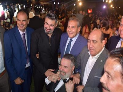 نجوم الفن والرياضة خلال حفل زفاف ابنة صبحي خليل