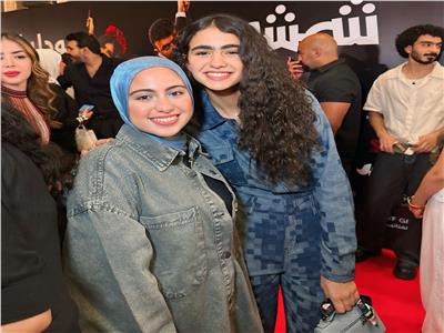 الفنانه ريتال عبد العزيز و محررة بوابه أخبار اليوم 