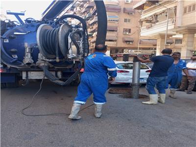 حملة شاملة لتطهير خطوط الصرف الصحي