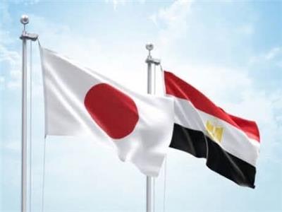 علم مصر واليابان 