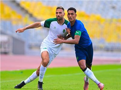 جانب من المباراة الودية 