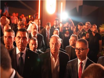 وزير الرياضة والخطيب وعموتة يحضرون حفل توقيع رعاية الأهلي وتسمية الاستاد