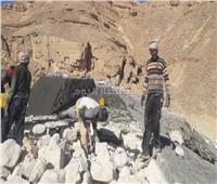 بالصور.. الحكومة تحاصر «مياه السيول» لحماية الاستثمارات بجنوب سيناء